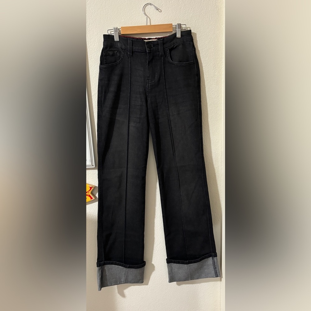 Women's Black Straight Leg Jeans